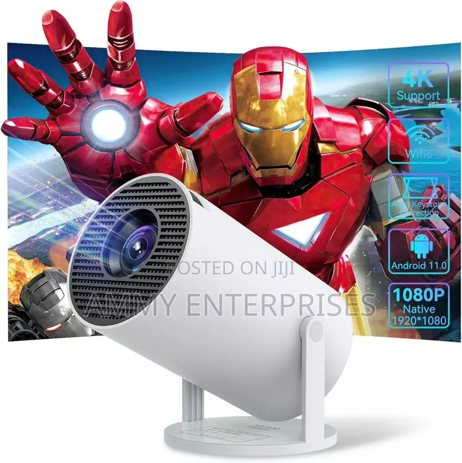 Mini Projector With Android 11, Portable Projector