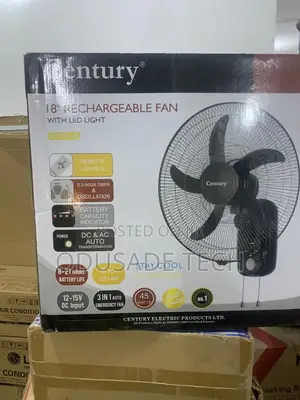 Hassle Free Century 18" Rechargeable Wall Fan FRCB 45
