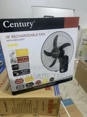 Earth Wise Century 18" Rechargeable Wall Fan FRCB 45