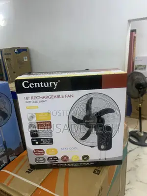 Pocketbreeze Century 18" Rechargeable Wall Fan FRCB 45