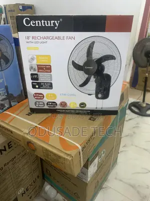 Versaspin Century 18" Rechargeable Wall Fan FRCB 45