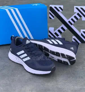 Adidas Nite Joggers Blue and White Sneakers