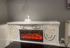 Luxury TV Shelf With Fireplace in Abeokuta Ogun State