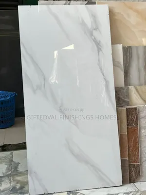 Carrera White 60x120 Glossy Floor Tiles