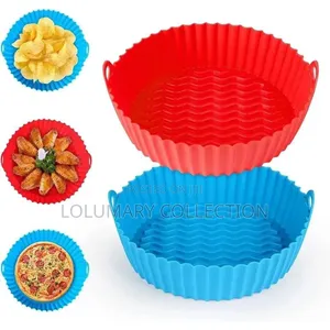 Food Grade Silicone Air Fryer Liner for Baking Roasting