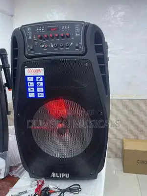 Ailipu Pa System With Two Wireless Mics 15 Inches Big Magnet