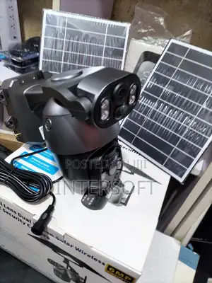6MP Dual Lens UBOX PTZ Waterproof Solar Wifi CCTV Camera