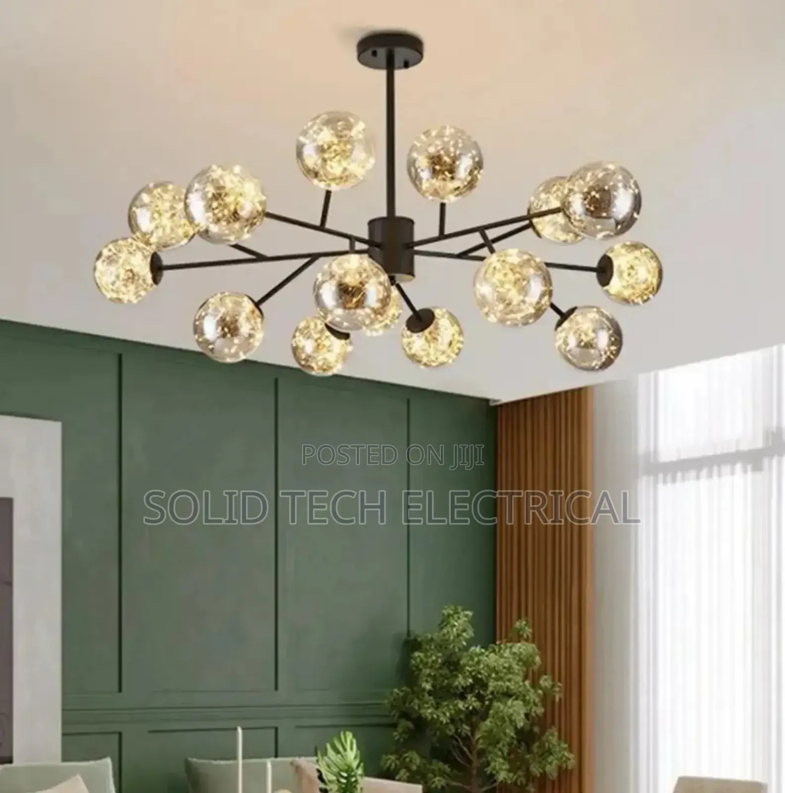 Multi Hands Luxury Led Drop Light Chandelier