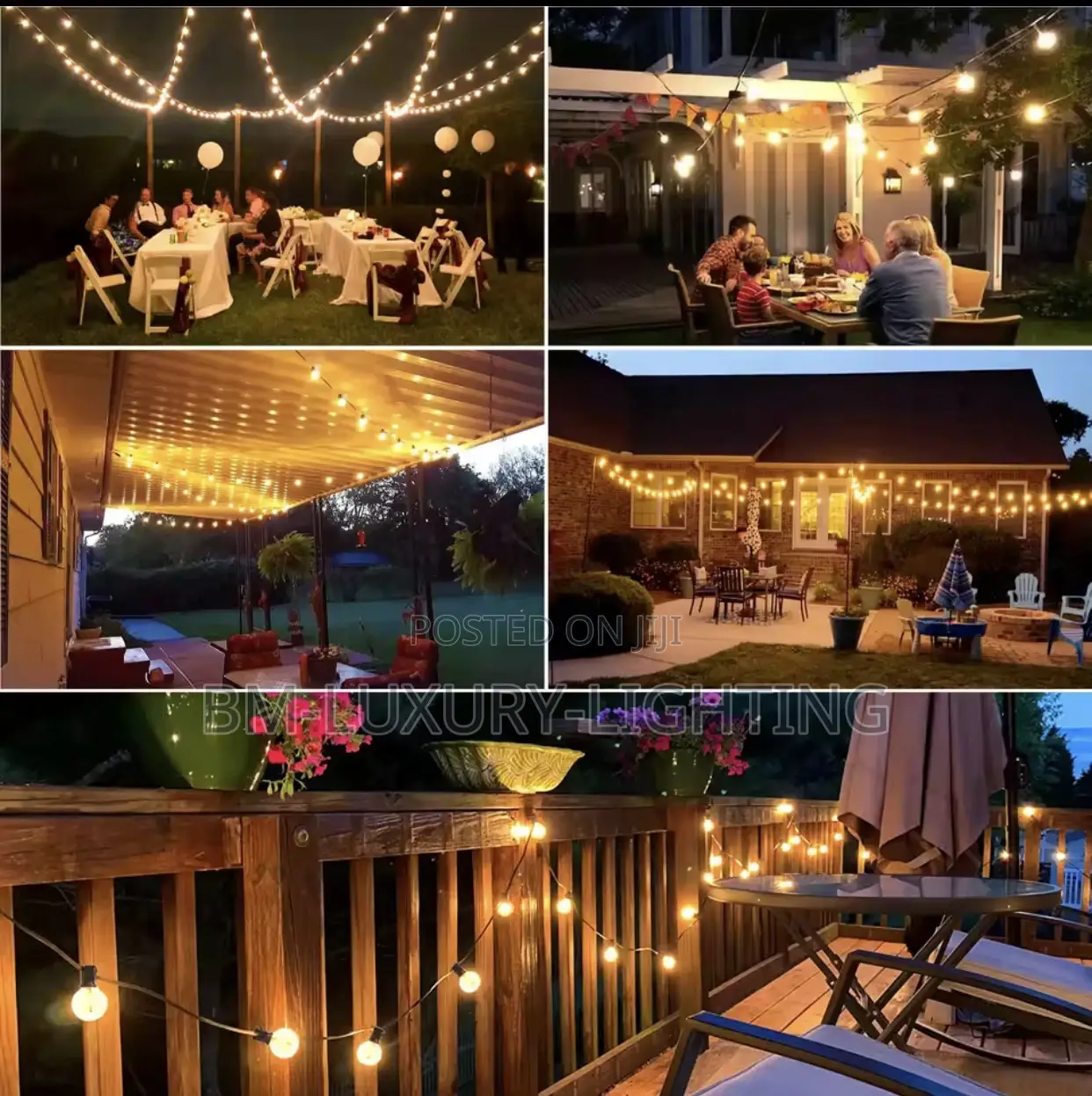 Garden and Backyard Hanging Lights