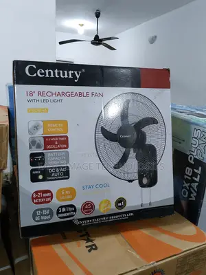 Heavy-Duty Century 18'' Rechargeable Fan(Frcb-45)