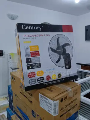 Adjustable Century 18'' LED Light Rechargeable Fan(Frcb-45)