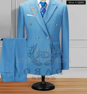 Exclusive: Double Breasted Turkish Suit + Free Premium Tie