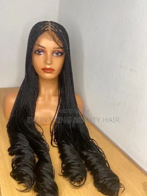French Curls Braided Wig