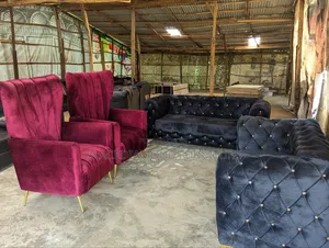 Complete Set of Tufted Chair by Blackdiamondfurniture