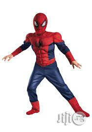 Padded Spiderman Kids Costume