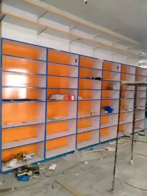 12ft X 8ft Provision Counter. White and Blue Color.