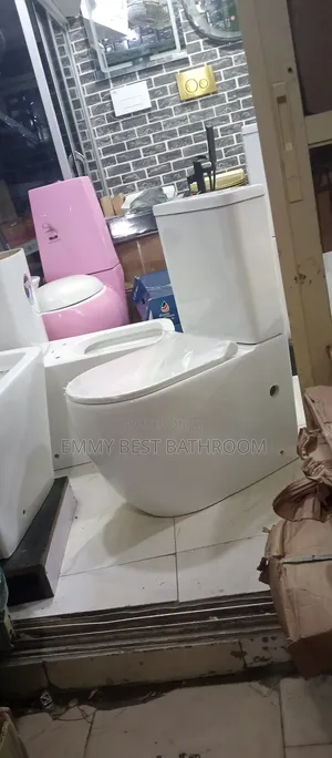 Executive Round Shape Wc Set With the Wash Hand Basin