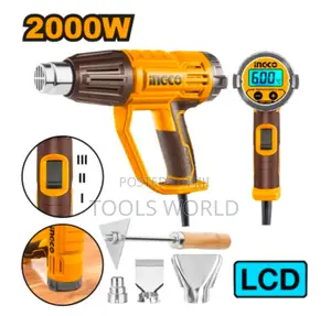 Ingco Industrial Heat Gun With LCD Screen 2000W