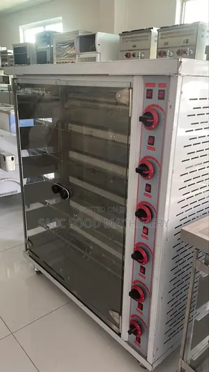 Standing Gas Chicken Roaster 6 Rods