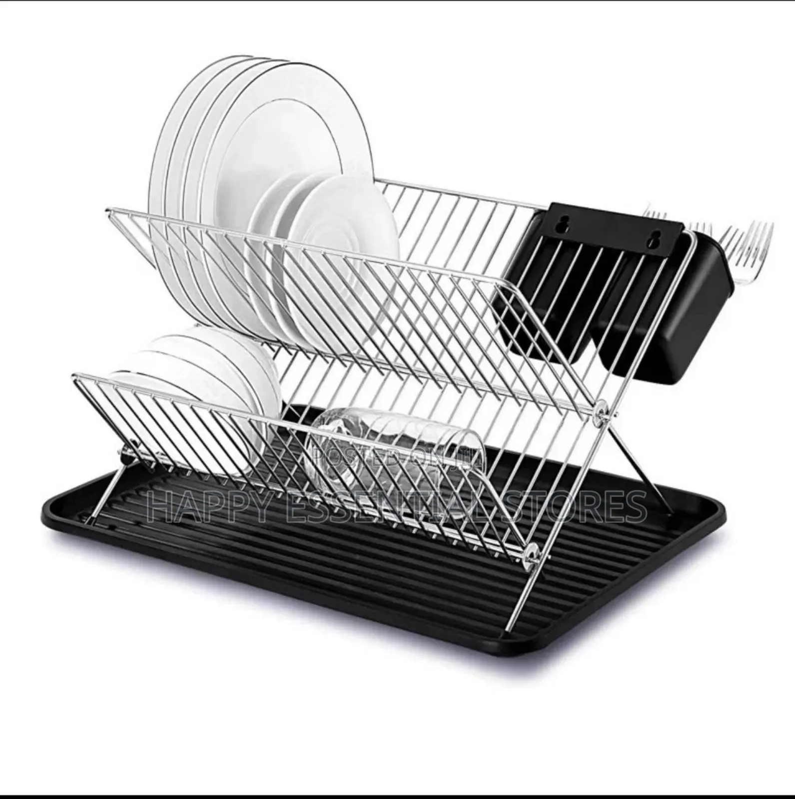 Household X Foldable Dish Rack Double Kitchen Large Drainer