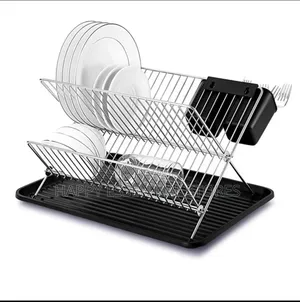 Household X Foldable Dish Rack Double Kitchen Large Drainer