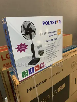 Compact Design Polystar 16" Stand Fan Pv-8516b