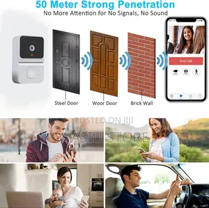 Smart Wireless Video Doorbell Door Bell Wifi Intercom Ring