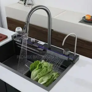 Sweet Home Black Piano Kitchen Sink.