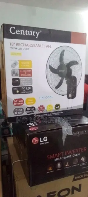 Century 18" Ac/Dc Rechargable Fan-FRCB-45