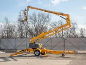 50" Towable Electric Articulating Boom Lift