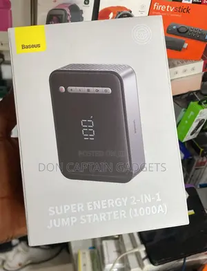 Jump Starter and Tire Pump 2in1