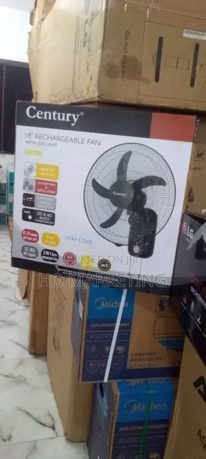 Century 18" Ac/Dc Rechargable Fan With Remote Control