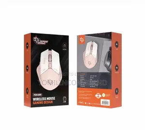 Porodo Gaming Wireless Mouse, 3 Levels Dpi, - Pink