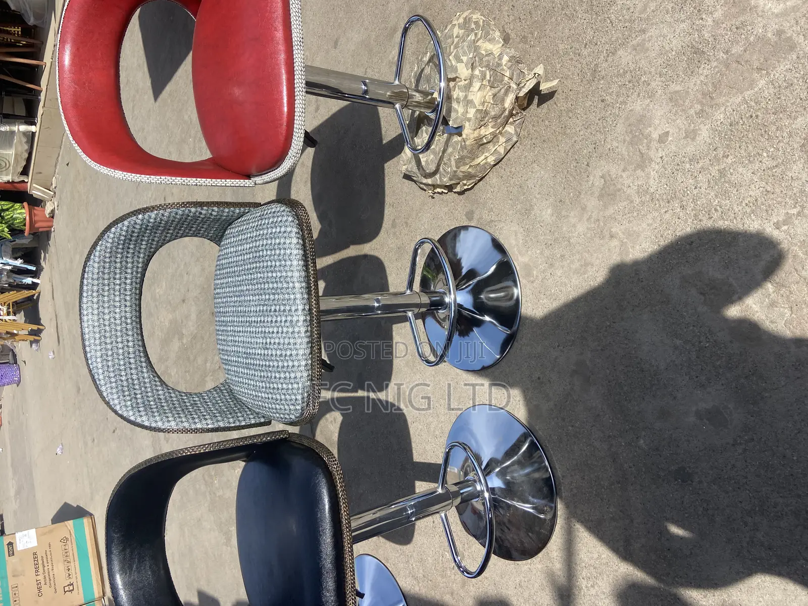 Adjustable Rattan Bar Stool