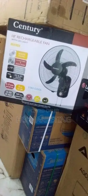 Century 18" Wind Warrior Rechargable Fan-FRCB-45