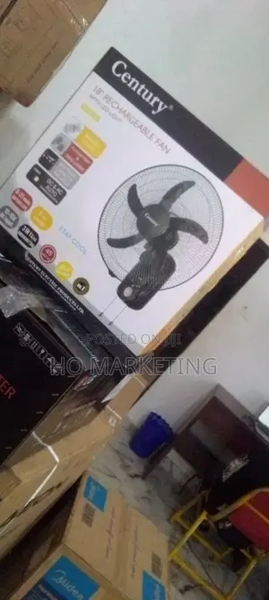 Century 18" Poerful Cool Rechargable Ac/Dc Fan