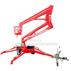 Towable Boom Lift Used for Maldives Airport Cleaning