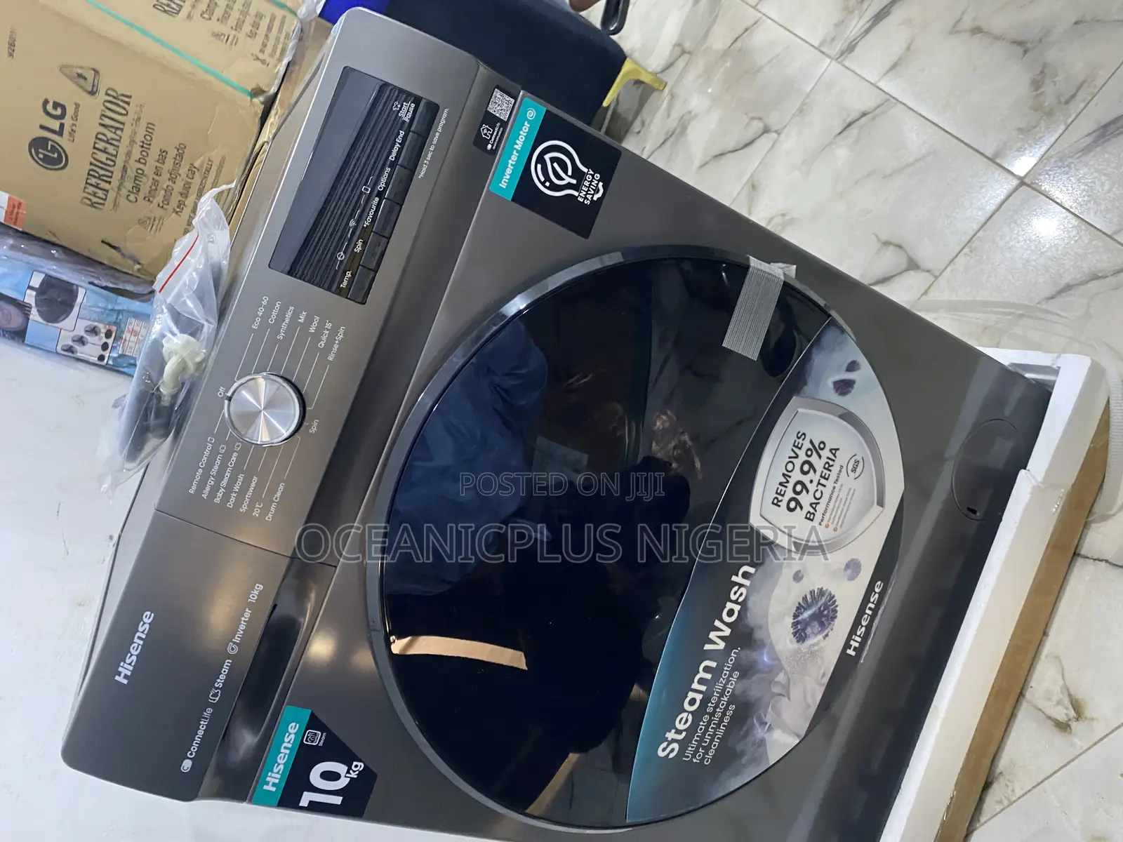 Ecoclean Front-Load 10kg Hisense Washing Machine