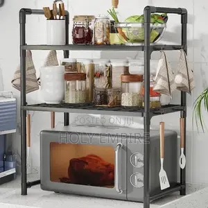 Household Microwave Stove Shelf Multi-Layer Kitchen Rack