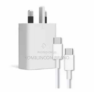 Google Pixel 30W USB-C Fast Charger 1m USB-C Cable - White