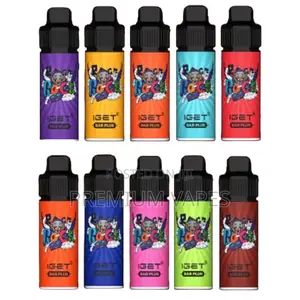 50mg IGET Bar Plus 6000 Puffs Rechargeable Disposable Vape