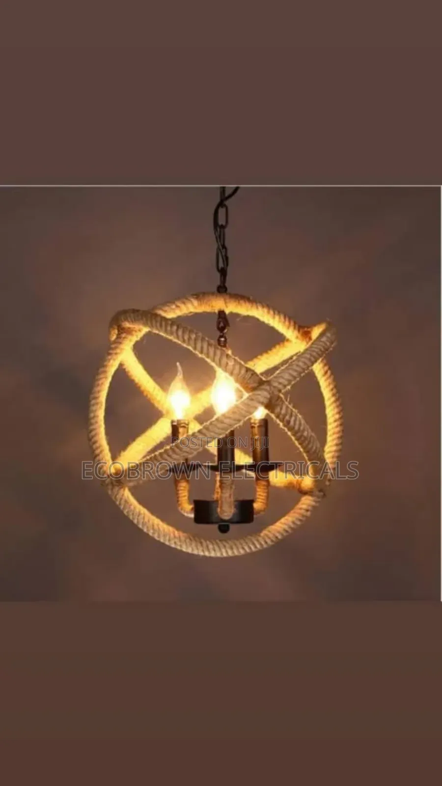 Dropping Chandelier Vintage Single Light