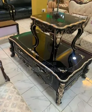 Luxury Royal Center Table With Two Stools.