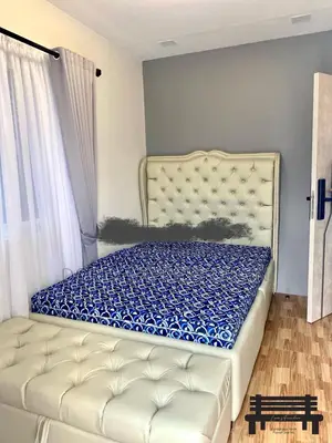 Luxury Upholstered Bed Frame With Built-in Foam Comfort