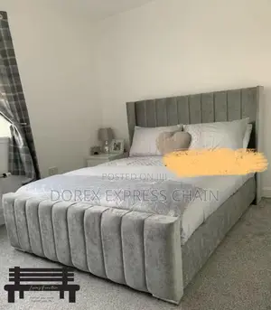 Soft Foam Padded Bed Frame - Upholstered and Long-Lasting