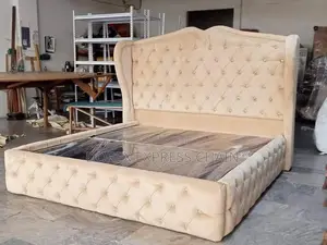 Foam-Filled Upholstered Bed Frame - Classic Sturdy