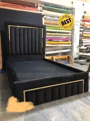 Soft and Sturdy Bed Frame - Upholsterywith Full Foam Padding