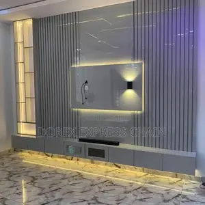 Modern TV Console With LED Lighting - Ambient Functional
