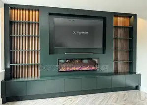 High-Gloss TV Console With Soft-Close Drawers - Luxury
