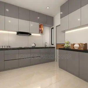 High-gloss Kitchen - Elegant Easy To Clean